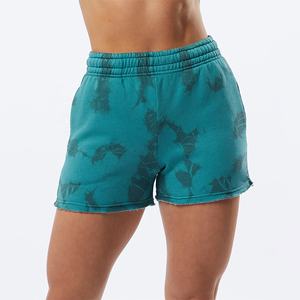 Fashion Running Custom Logo <b>Shorts</b> Printed Cotton <b>Womens</b> <b>Shorts</b> Drawstring Mid Waist Cotton Sport <b>Shorts</b> for <b>Women</b> - Product Image 1