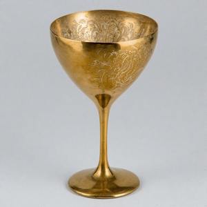 DivinitySip Cáliz Sagrado Latón Antiguo Comunión Copa de Vino Hecha A Mano Copa Vintage para Iglesia y Ceremonias Espirituales - Product Image 4