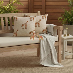 Funda de Cojín de Algodón con Estampado de Jirafa de Alta Calidad para Decoración del Hogar y Hoteles - Product Image 6