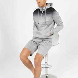Mens Winter Pullover Hoodie Sweatshirt with Digital Printing Long Sleeve for Gym Training & <b>Travel</b> Wear - Product Image 4