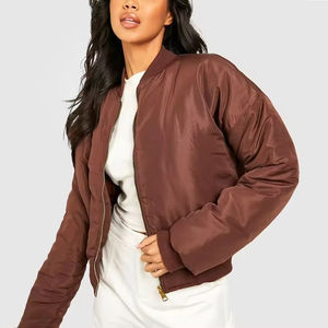 Chaquetas Bomber de Alta Calidad para Mujer, Transpirables y Cómodas, Colección de Invierno, Chaquetas para Exteriores, Servicio OEM al por Mayor - Product Image 1