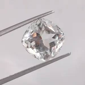 2Mm Tot 30Mm White Topaz Facet Kussen Vorm Losse Edelsteen Natuurlijke Topaz Losse Edelsteen Voor Maken Kostbare Sieraden