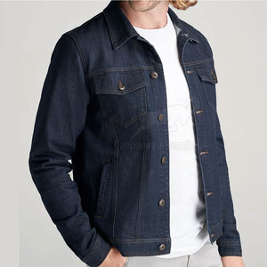 Chaqueta de Mezclilla para Hombre, Logotipo Personalizado al por Mayor, Hecha de Algodón, Transpirable, para Uso en Exteriores - Product Image 3