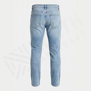 Nouveaux jeans pour hommes, coupe slim, couleur unie, mode business, denim léger, pantalon extensible, couleur personnalisée, haute qualité, hiver automne - Product Image 2
