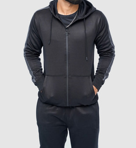 Ensemble survêtement en molleton pour homme, 2 pièces, imprimé personnalisé, léger, 100% coton, pantalon de jogging ample, sweat-shirt à capuche - Product Image 3