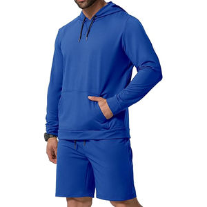 Chándales de lana de algodón 100% para adultos, conjuntos de Sudadera con capucha y pantalones cortos para hombres hechos en Pakistán - Product Image 2
