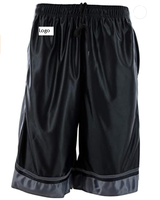 Pantalones Cortos de Baloncesto para Hombre, Tallas Grandes, Diseño de Dos Tonos, Transpirables, de Secado Rápido, Personalizables, con Bolsillos Funcionales y Cordón Ajustable