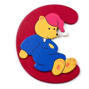 Accessoire décoratif personnalisable pour bébés et enfants, 1 pièce, lettre C assortie (23000933) - Product Image 1