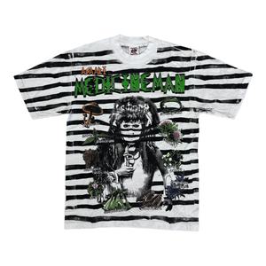 Camiseta informal Unisex 100% Jersey de algodón de manga corta de alta calidad patrón de letras personalizable tela de estambre frontal en blanco Boxy - Product Image 3