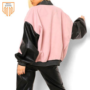 Chaqueta Universitaria de Lona para Mujer, de Invierno, Transpirable, de Alta Calidad, con Logotipo Personalizado, Fabricada por OEM - Product Image 4