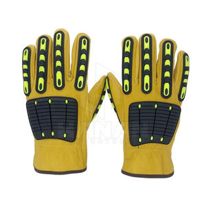 Gants durables personnalisables de mécanicien pour l'usage industriel et des véhicules à moteur antiglissement et coupe résistants - Product Image 1