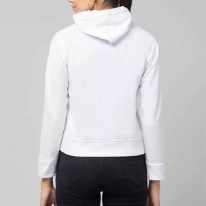 Sudadera con capucha vintage bordada con logotipo personalizado para mujer para la temporada de invierno - Product Image 3