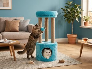 Tour pour chat Atlanta Aqua Breeze avec esprit ludique - Product Image 5