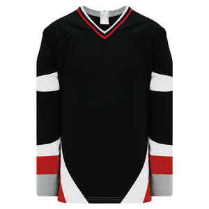 Maillot de hockey sur glace sur mesure pour adultes, service OEM/ODM, 100% polyester, écologique, antibactérien, séchage rapide, respirant, équipe personnalisée - Product Image 5