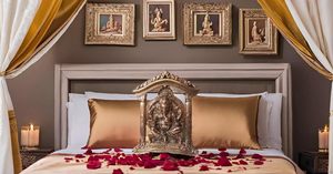 Wall Hanging Ganesh Idol Statue Handicraft Handmade Metal Deco Design Hindu <b>God</b> Murti Decorative Showpiece Metal Art Figures - Product Image 5