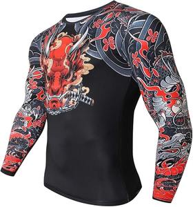 Custom Design Professional Rash Guard BJJ Spats and MMA Rash Guard for All Sports and Outdoor Activities Custom Pack - Product Image 6