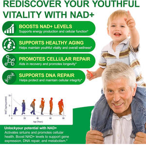 Capsules de resvératrol pur NAD en gros Nicotinamide Mononucléotide Alternative NAD + Booster - Product Image 4