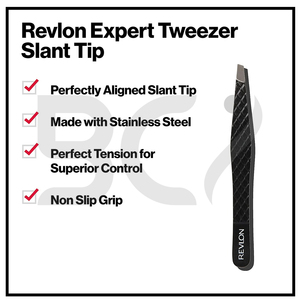 Pinzas para cejas duraderas con punta inclinada de una pieza de Color negro, recién llegado, pinzas para cejas suaves - Product Image 3