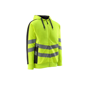 Sudaderas con capucha de trabajo con cremallera personalizadas de alta calidad de Pakistán Diseño de chaqueta de cuero duradero Características DE SEGURIDAD Material de la mejor calidad utilizado - Product Image 6