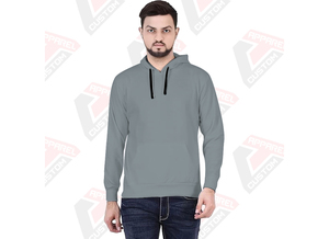 Premium Men's Winter Pullover Hoodie Ultra Cozy Soft Comfortable 100% Cotton Embroidered Digital Printing - Product Image 3