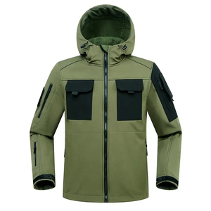 Vestes étanches tactiques légères OEM pour hommes Manteau de pluie coupe-vent Veste de pluie de pêche personnalisée de haute qualité pour hommes - Product Image 1