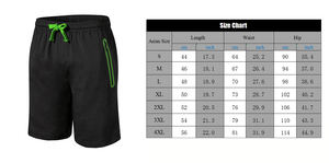 Short de sport décontracté à la mode pour hommes Design respirant à fermeture éclair pour Fitness Musculation Workout Marque Survêtement - Product Image 6