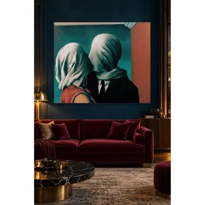 Fida Magritte Les amoureux - Impression sur toile - Product Image 2