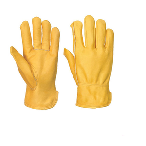 Multi-Use Leather <b>Driver</b> <b>Gloves</b> for Construction Farming Soft for Comfort Economy Grade Leather <b>Gloves</b> Bulk Orders Men - Product Image 3