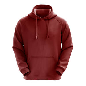 Nouveau design, sweat-shirt pour homme, poids lourd, en molleton uni, couleur unie, en coton, à enfiler, manches longues, logo personnalisé - Product Image 3