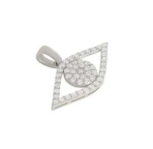 จี้เพชรรูปกุหลาบทอง14K สำหรับผู้ชายและผู้หญิง - Product Image 3