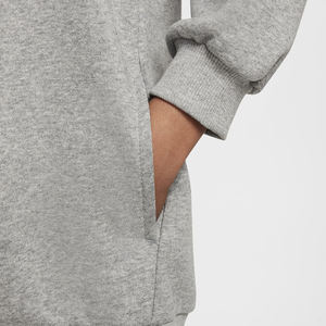 Sudadera con capucha personalizada de calidad superior, Sudadera de cuello redondo con hombros caídos de algodón de gran tamaño para niña, elementos esenciales de invierno de punto - Product Image 4