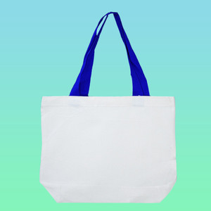 กระเป๋าผ้าแคนวาส Truong Gia ขนาด 38x33x10 ซม. กระเป๋าช้อปปิ้งสไตล์พื้นเมือง สายสะพายหลากสี - Product Image 4