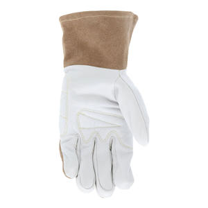 High Performance Goatskin Grain Leather <b>Tig</b> <b>Welding</b> <b>Gloves</b> Personal Protective Heavy Duty Abrasion Resistant Construction <b>Gloves</b> - Product Image 2