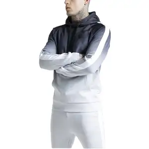 Survêtement de sport pour homme, marque vierge, logo personnalisé, ensemble deux pièces d'entraînement et de jogging