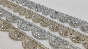 Encajes Étnicos Bordados a Mano con Espejo para Bordes de Saris, Bolsos, Manualidades, Costura, Material Ecológico, Decoración Vintage - Product Image 2