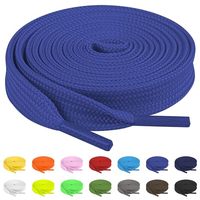 Lacets plats en polyester durables, couleur personnalisée, OEM ODM, pour baskets, bottes, sweats à capuche et vêtements – Vente en gros