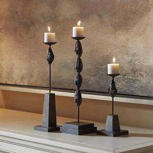 Candelabro de Hierro Metálico de Lujo, Diseño Antiguo Hecho a Mano, para Decoración de Mesa en Navidad, Bodas y Fiestas - Product Image 3