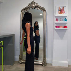 Elegante Vestido Maxi de Verano sin Mangas para Mujer, con Encaje Tejido, sin Tirantes, con Decoraciones Huecas, Estilo Bodycon Natural para Fiesta, Tallas XS-XL - Product Image 5