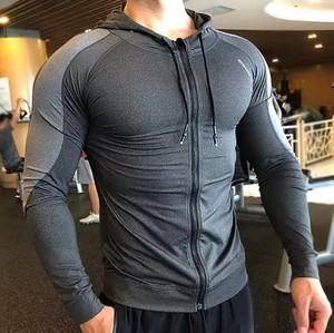 Veste de course sans manches en polaire d'automne pour homme, coupe ajustée, sweat-shirt de sport tricoté, vêtements de sport pour l'entraînement et le fitness - Product Image 3