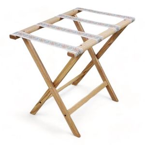 Elegante portaequipajes de madera para hoteles elaborado con madera de alta calidad que proporciona una Experiencia premium para los huéspedes - Product Image 5