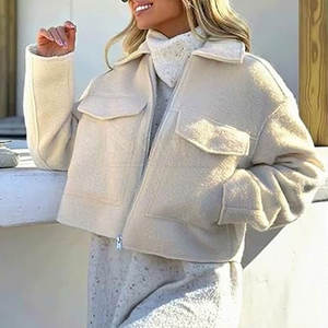 2025 nouveauté femmes laine vestes léger femmes laine vestes pas cher prix femmes laine vestes - Product Image 2