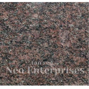 Chất lượng cao tan Đỏ Granite đá tự nhiên từ Ấn Độ lý tưởng cho sàn tường Ốp bàn và cầu thang tùy chỉnh kích cỡ - Product Image 3