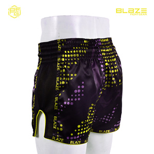 Personnalisé 100% Polyester Muay Thai Shorts pour Hommes Confortable Adulte Équipement de Combat Logo Personnalisé pour MMA Arts Martiaux Porter - Product Image 3