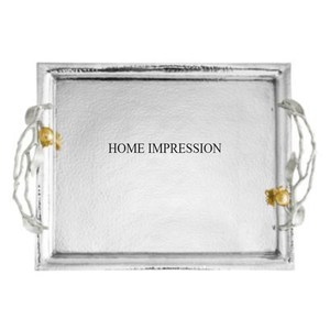 ถาดเสิร์ฟโลหะคุณภาพพรีเมี่ยมดีไซน์เนอร์แฟนซีไม่เหมือนใครส่งตรงจากผู้ผลิตอินเดีย - Product Image 6