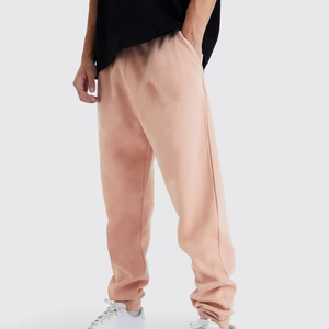 Pantalón de chándal de tela de contraste de retazos con cintura ajustable, pantalones transpirables cómodos y relajados de moda urbana para hombre - Product Image 6