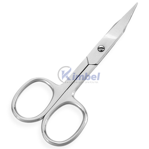 Ciseaux de soin des ongles polyvalents de manucure de qualité supérieure en acier inoxydable OEM Ciseaux à cuticules Vis réelle - Product Image 4