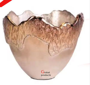 Tazón para servir de forma redonda de acero inoxidable con acabado dorado de calidad estándar para restaurante y bar de hotel - Product Image 3