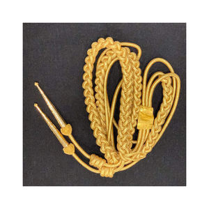 Custom Ceremonial Gold Uniform Ceremonial Aiguillette / Ceremonial Shoulder <b>Cord</b> Aiguillette - Product Image 5
