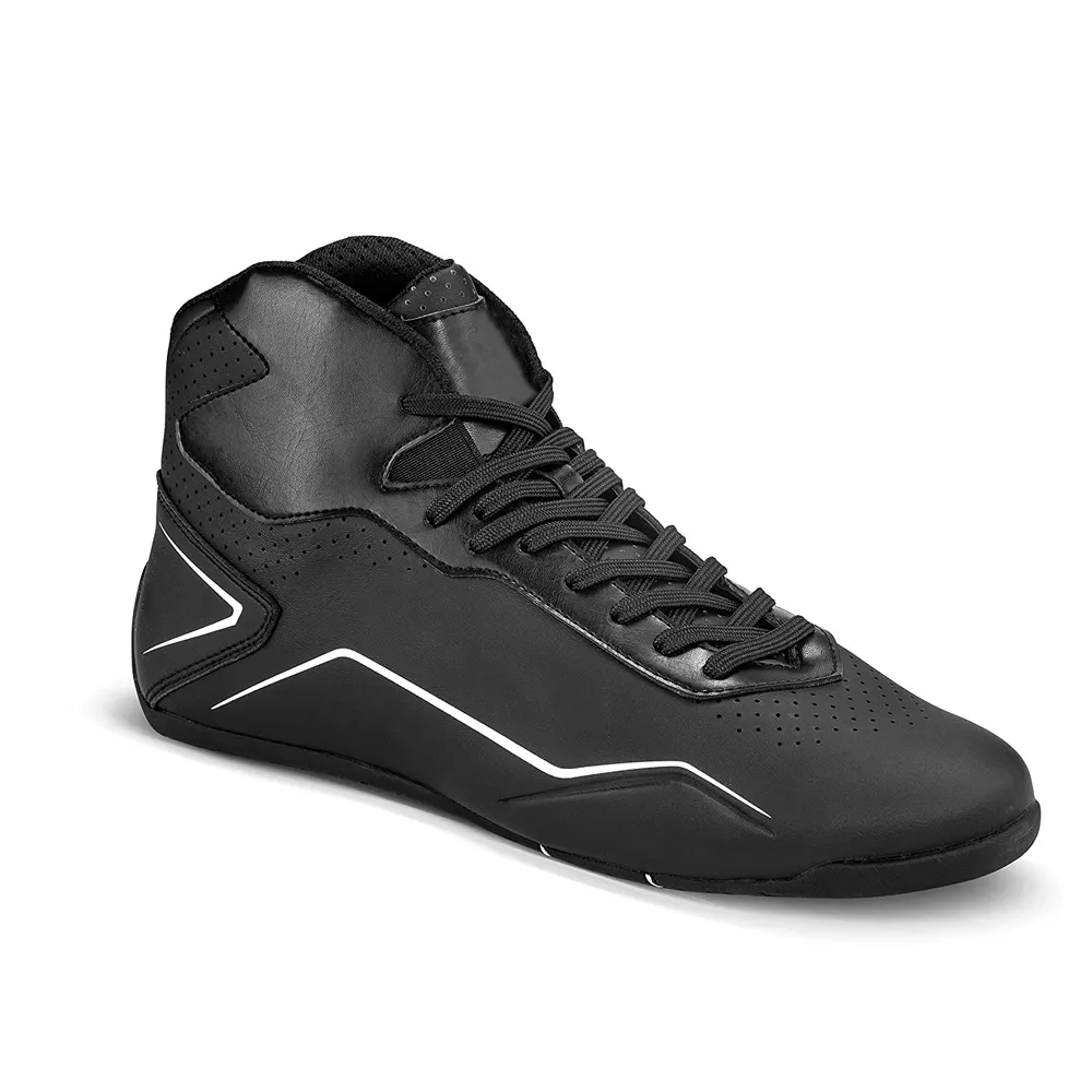 High Quality Leather Made Kart Racing Shoes Plus Size Factory Direct Men Kart Racing Shoes