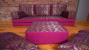 Assises au sol arabes, canapé au sol arabe, sièges au sol arabes |     11 pièces, 28 danses avec éponge 10+10 : 20cm - Product Image 6